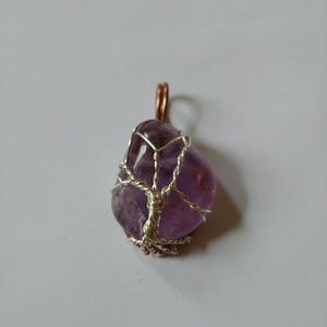 Amethyst Tree of Life Pendant